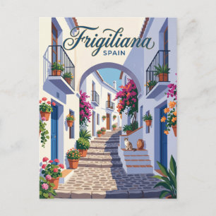 Cartão Postal Alley em Frigiliana Espanha
