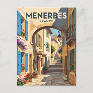Cartão Postal Alley em Ménerbes França