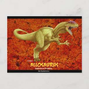 Cartão Postal Allosaurus