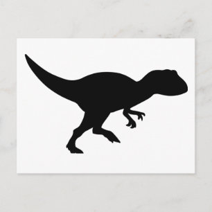 Cartão Postal Allosaurus Dinosaur