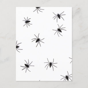 Cartão Postal Allover Spiders Halloween