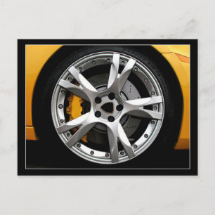 Cartão Postal Alloy Wheel