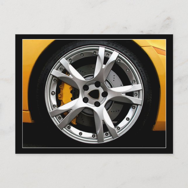 Cartão Postal Alloy Wheel (Frente)
