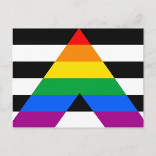 Cartão Postal Ally Pride Flag
