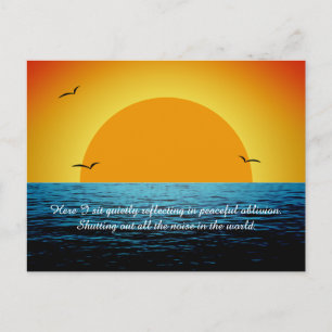 Cartão Postal Alma Sunset