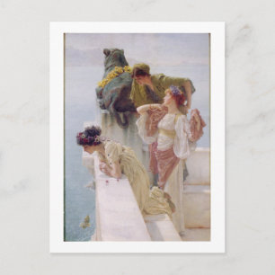 Cartão Postal Alma-Tadema   A Coign of Vantage, 1895