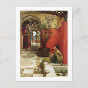 Cartão Postal Alma-Tadema An Oleander, 1882