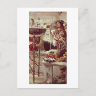 Cartão Postal Alma-Tadema   Preparações no Coliseu, 1912