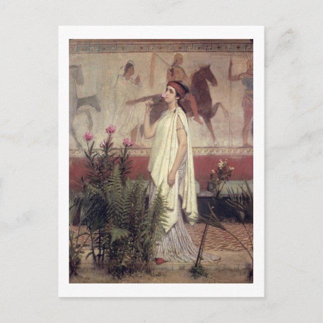 Cartão Postal Alma-Tadema | uma mulher grega, 1869 (Frente)