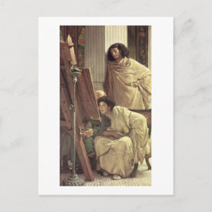 Cartão Postal Alma-Tadema Uma visita ao Studio 1873