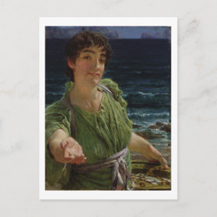 Cartão Postal Alma-Tadema   Una Carita, 1883