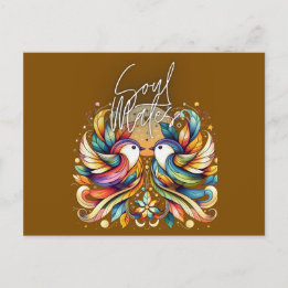 Cartão Postal Almas Gemelas