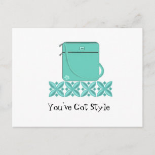 Cartão Postal Almofada Clássica com Dizendo