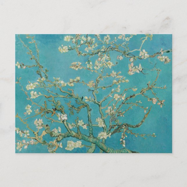 Cartão Postal Almond Blossom, Oil Painting, Vincent Van Gogh (Frente)