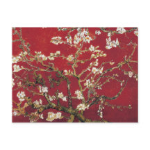 Almond Blossoms Red Vincent van Gogh Art Painting