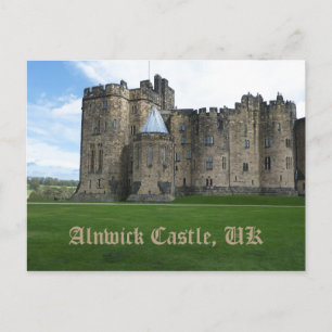 Cartão Postal Alnwick Castle UK