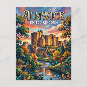 Cartão Postal Alnwick Reino Unido