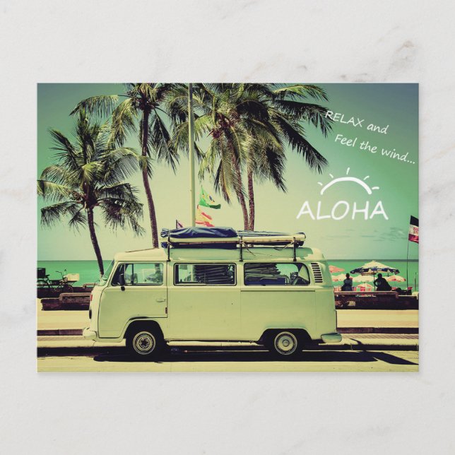 Cartão postal ALOHA (Frente)
