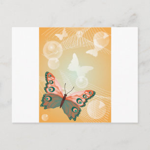 Cartão Postal Aloha Borboleta Havaiana Casamento Amor Arte Desti