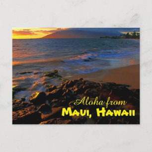 Cartão Postal Aloha de Maui