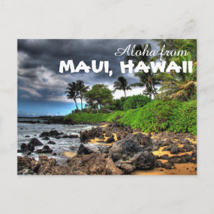 Cartão Postal Aloha de Maui Hawaii