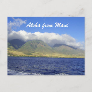 Cartão Postal Aloha de Maui Hawaii