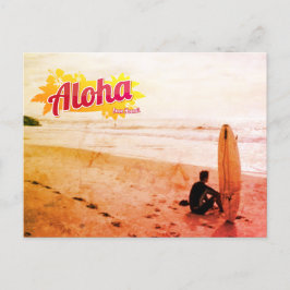 Cartão Postal Aloha do cartão-postal do Havaí