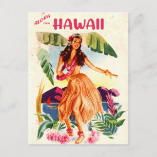 Cartão Postal Aloha do Havaí