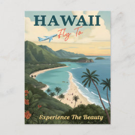 Cartão Postal Aloha do Paraíso: Havaí
