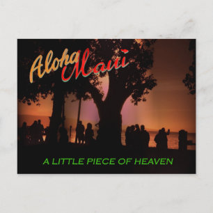 Cartão Postal Aloha Maui