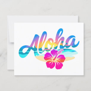 Cartão Postal Aloha Summer