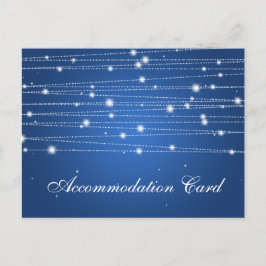 Cartão Postal Alojamento Elegante Linhas Espumantes Sapphire