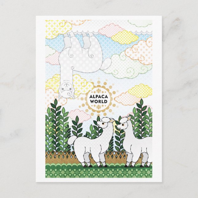Cartão Postal ALPACA WORLD(remake) (Frente)