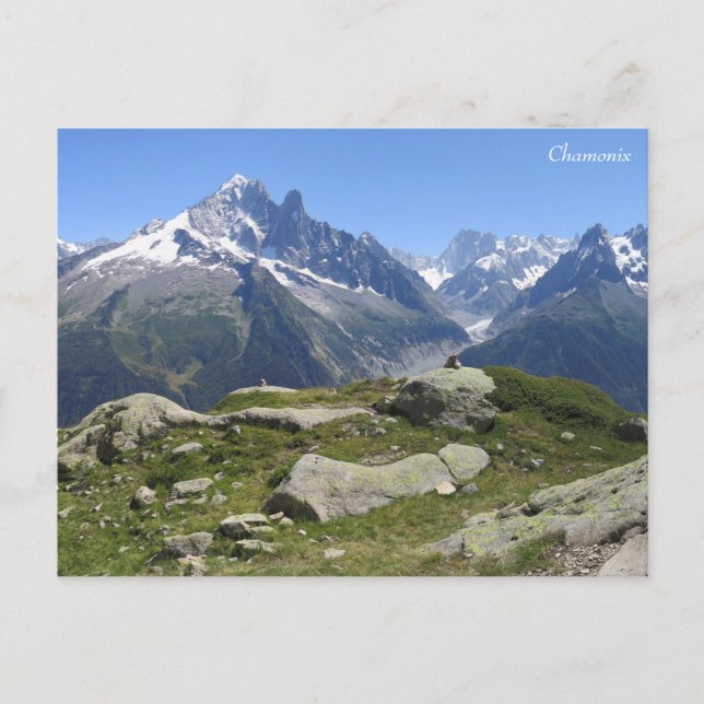 Cartão Postal Alpes Franceses (Frente)