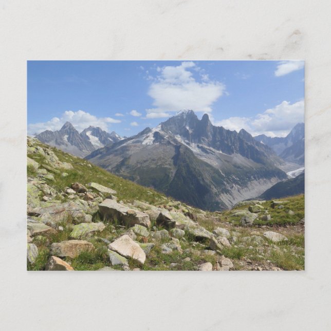 Cartão Postal Alpes Franceses Chamonix (Frente)