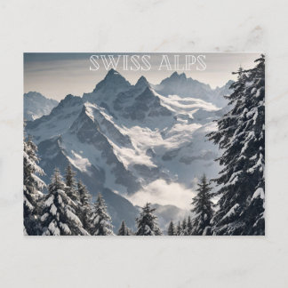 Cartão Postal Alpes suíços (1)