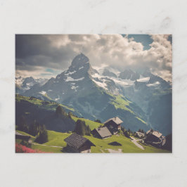 Cartão Postal Alpes suíços (2)