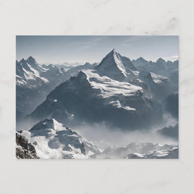 Cartão Postal Alpes Suíços (5) (Frente)