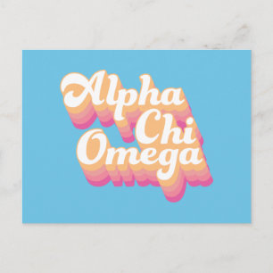 Cartão Postal Alpha Chi Omega   Groovy Script