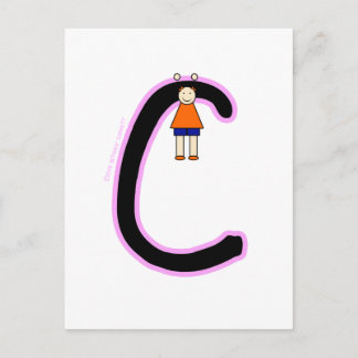 Cartão Postal Alphakins C Girls