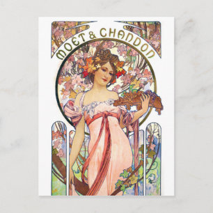 Cartão Postal Alphonse Mucha