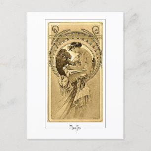 Cartão Postal Alphonse Mucha #161 - Cartão-postal de arte fino