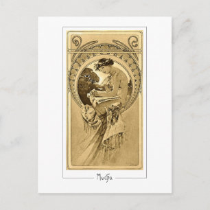 Cartão Postal Alphonse Mucha #161 - Cartão-postal de arte fino