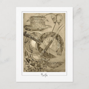 Cartão Postal Alphonse Mucha #210 - Cartão-postal de arte fino