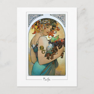 Cartão Postal Alphonse Mucha #220 - Cartão-postal de arte fino