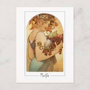 Cartão Postal Alphonse Mucha #220 - Cartão-postal de arte fino
