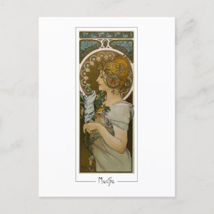 Cartão Postal Alphonse Mucha #260 - Cartão-postal de arte fino
