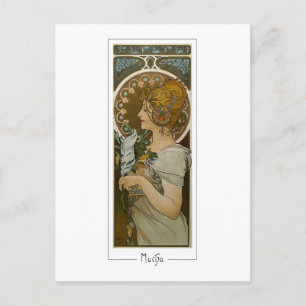 Cartão Postal Alphonse Mucha #260 - Cartão-postal de arte fino