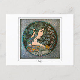 Cartão Postal Alphonse Mucha #370 - Cartão-postal de arte fino