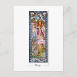Cartão Postal Alphonse Mucha #96 - Cartão-postal de arte